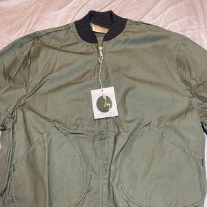 Skagway Sportsmans Garments Unlined Poplin Jacket Large Antelope Brown NWT NOS